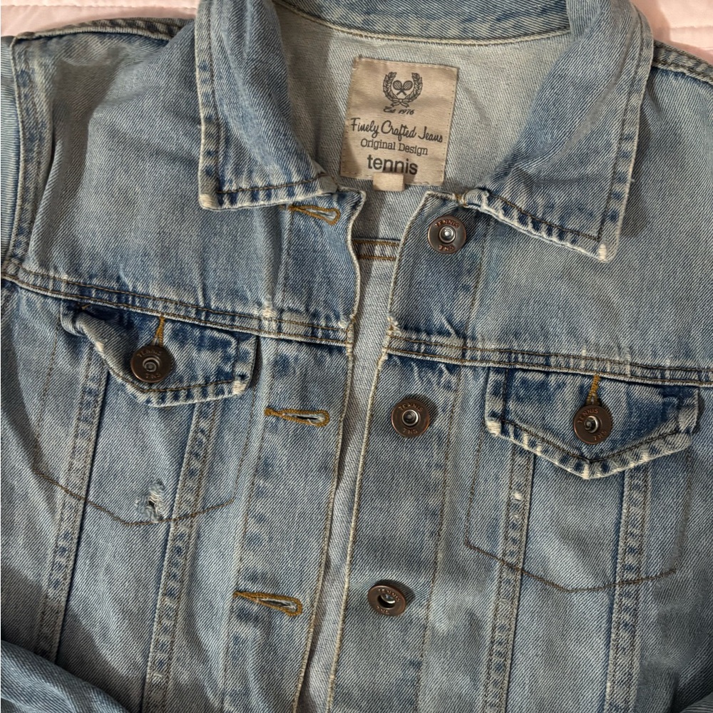 Tennis Light Blue Denim Jacket